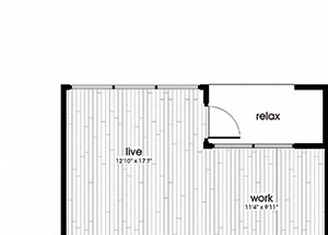B6 Floorplan at Vela on Ox Apartments in Woodland Hills, CA