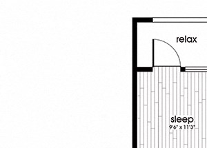 S1 Floorplan at Vela on Ox Apartments in Woodland Hills, CA