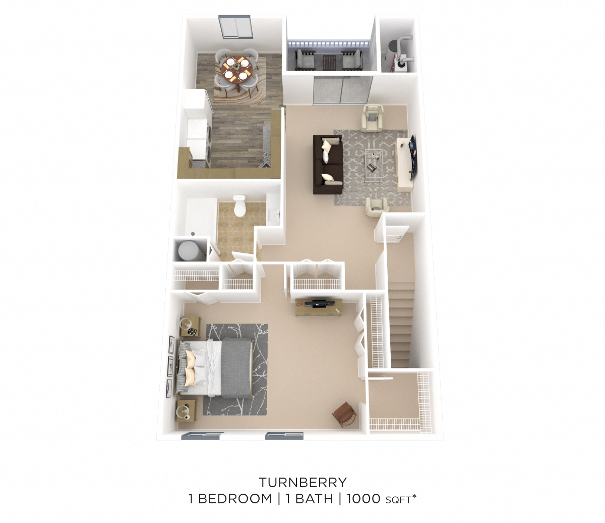 One Bedroom - Turnbury