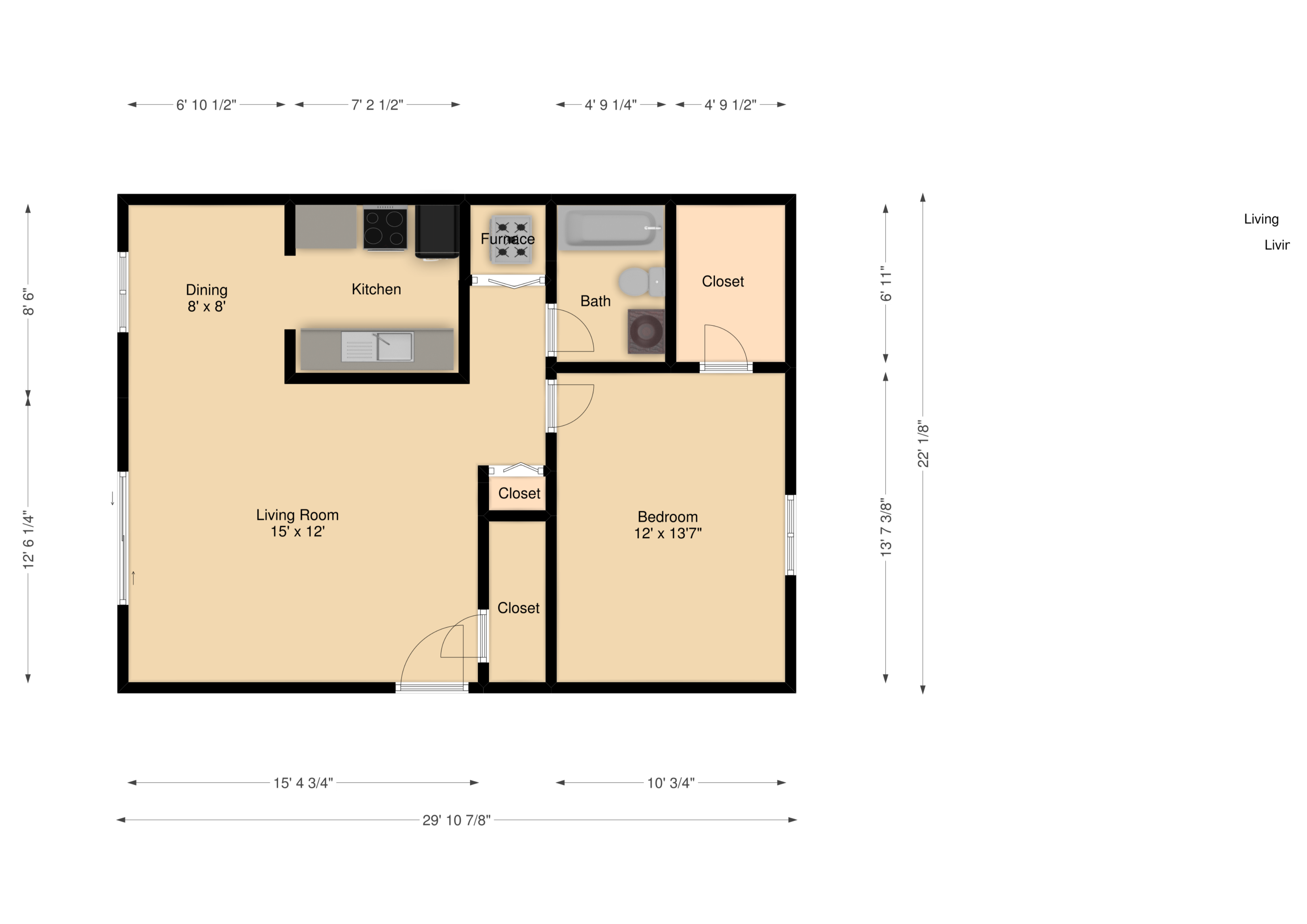 One bedroom