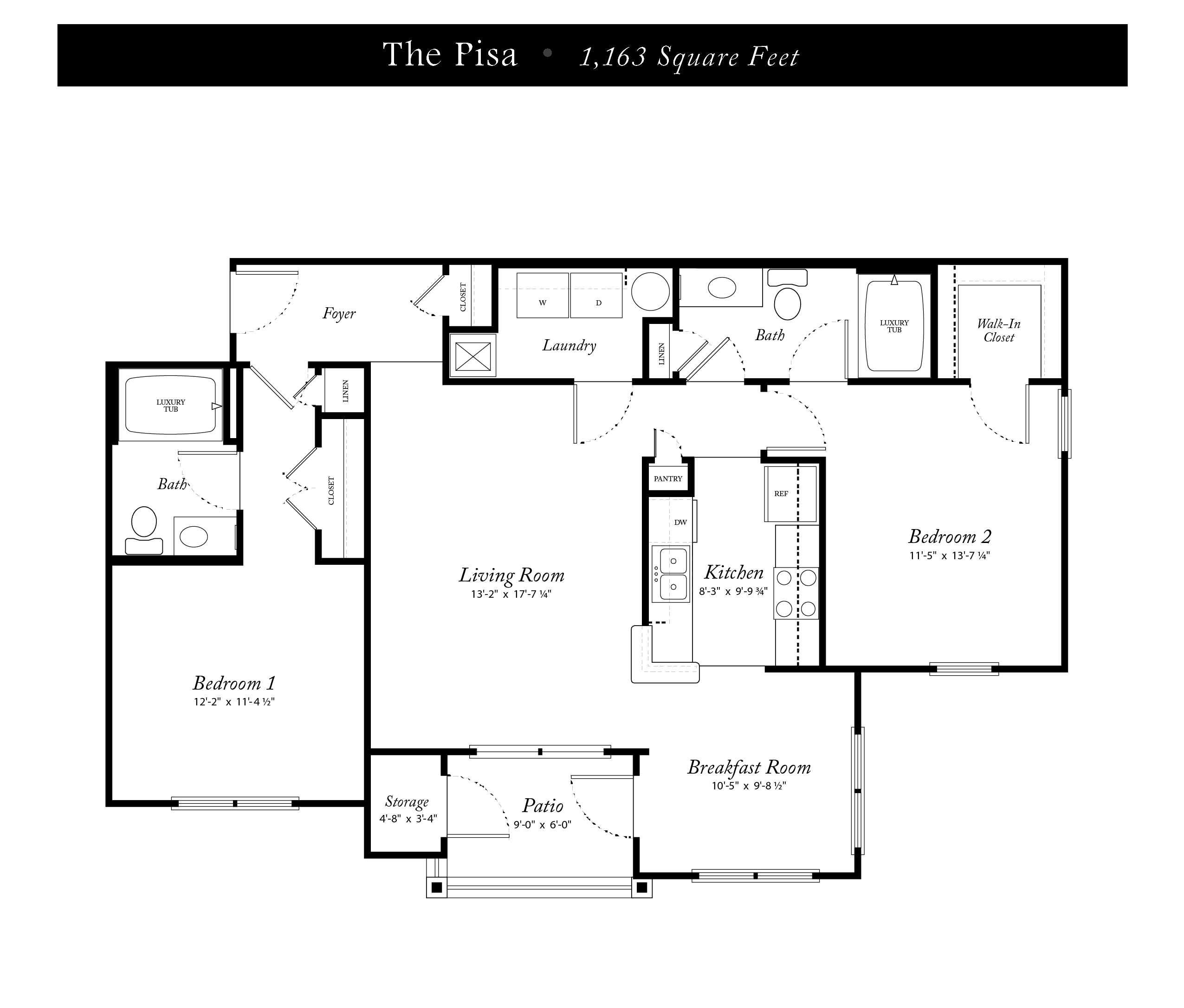 The Pisa Floor Plan at Garden Springs, Chester, VA