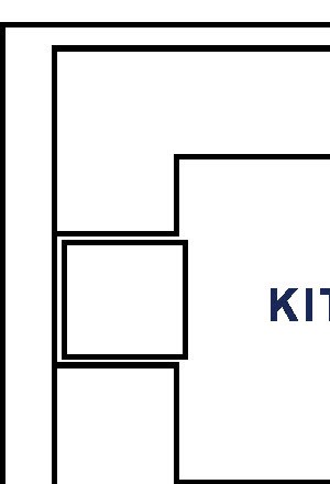 A1 A1 685 Square Feet Floor Plan