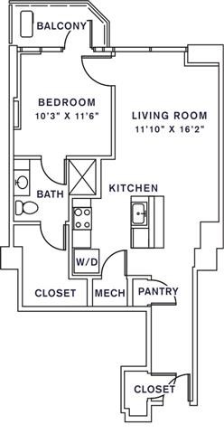 1163 West Peachtree St NE Studio-2 Beds Apartment for Rent - Photo Gallery 61