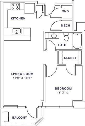 1163 West Peachtree St NE Studio-2 Beds Apartment for Rent - Photo Gallery 66