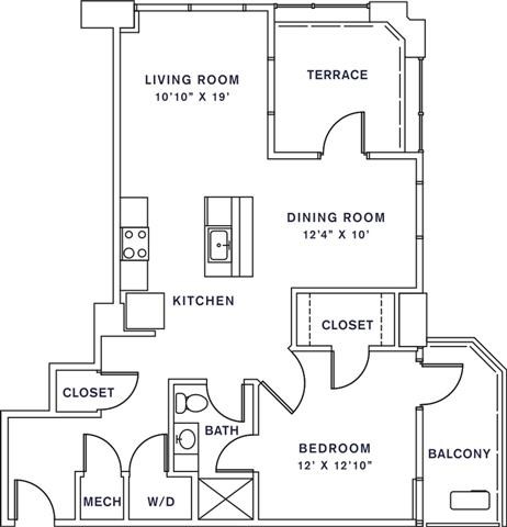 1163 West Peachtree St NE Studio-2 Beds Apartment for Rent - Photo Gallery 70
