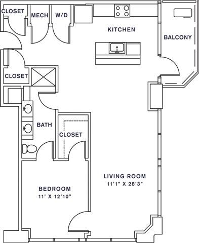 1163 West Peachtree St NE Studio-2 Beds Apartment for Rent - Photo Gallery 72