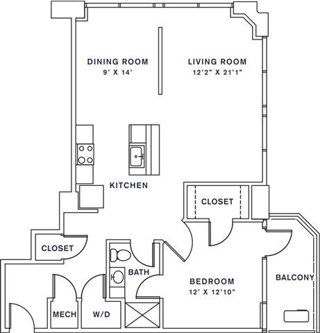 1163 West Peachtree St NE Studio-2 Beds Apartment for Rent - Photo Gallery 73