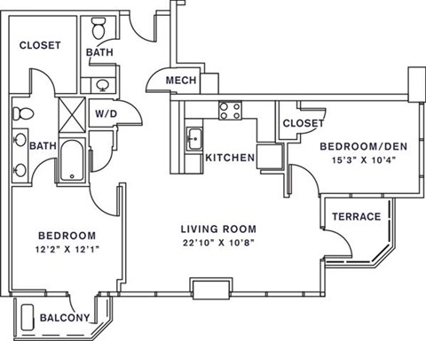 1163 West Peachtree St NE Studio-2 Beds Apartment for Rent - Photo Gallery 74