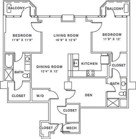 1163 West Peachtree St NE Studio-2 Beds Apartment for Rent - Photo Gallery 78