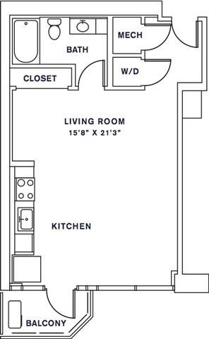 1163 West Peachtree St NE Studio-2 Beds Apartment for Rent - Photo Gallery 52