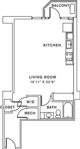 1163 West Peachtree St NE Studio-2 Beds Apartment for Rent - Photo Gallery 53