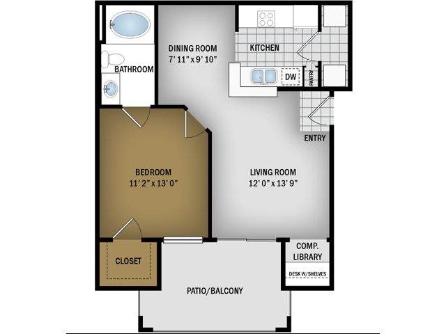 A1 - One Bedroom ONe Bath