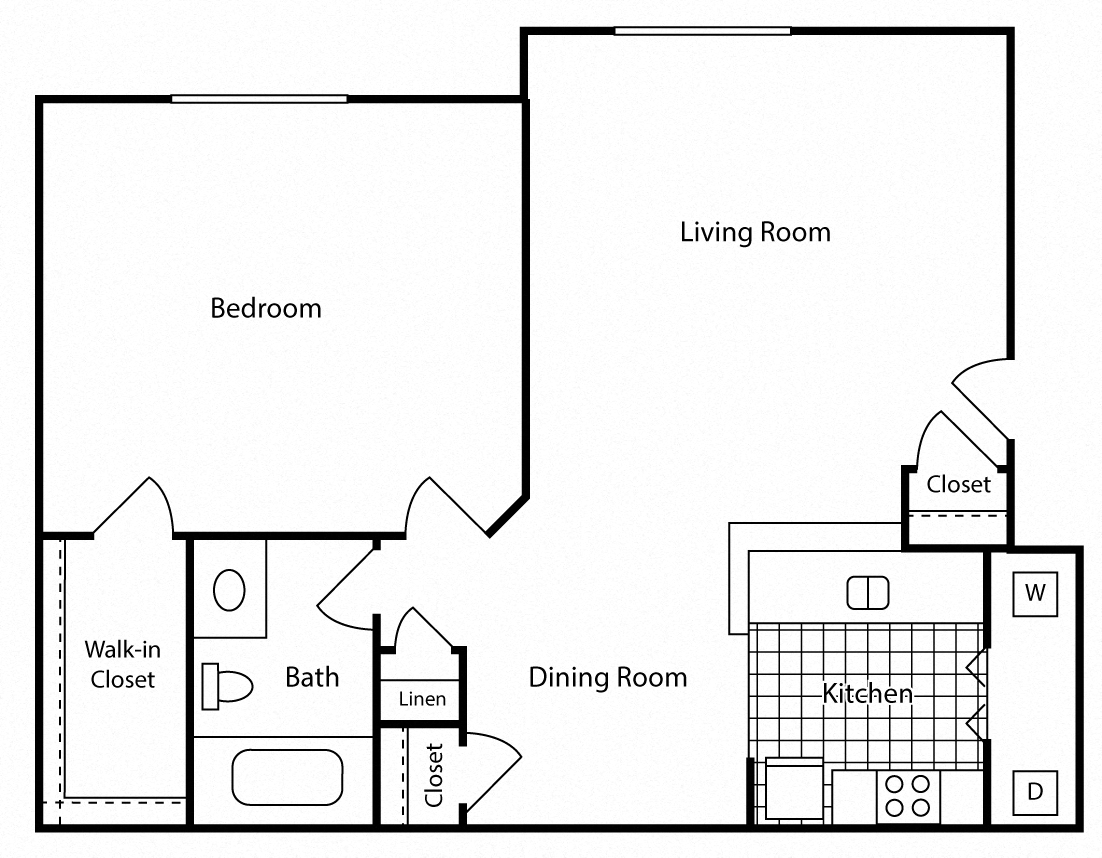 1 Bedroom Apartment