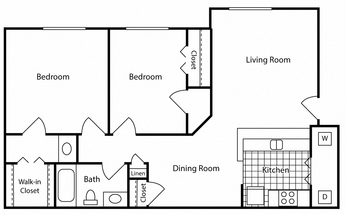 2 Bedroom Apartment