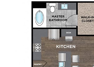 2 BR / 2 BA - F2