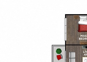 1 BR / 1.5 BTH - P05