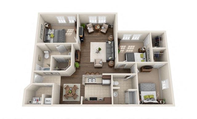 8024 Cumberland Park Dr 1-3 Beds Apartment for Rent - Photo Gallery 36