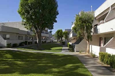 Lush Green Grounds at Villa Mirage
