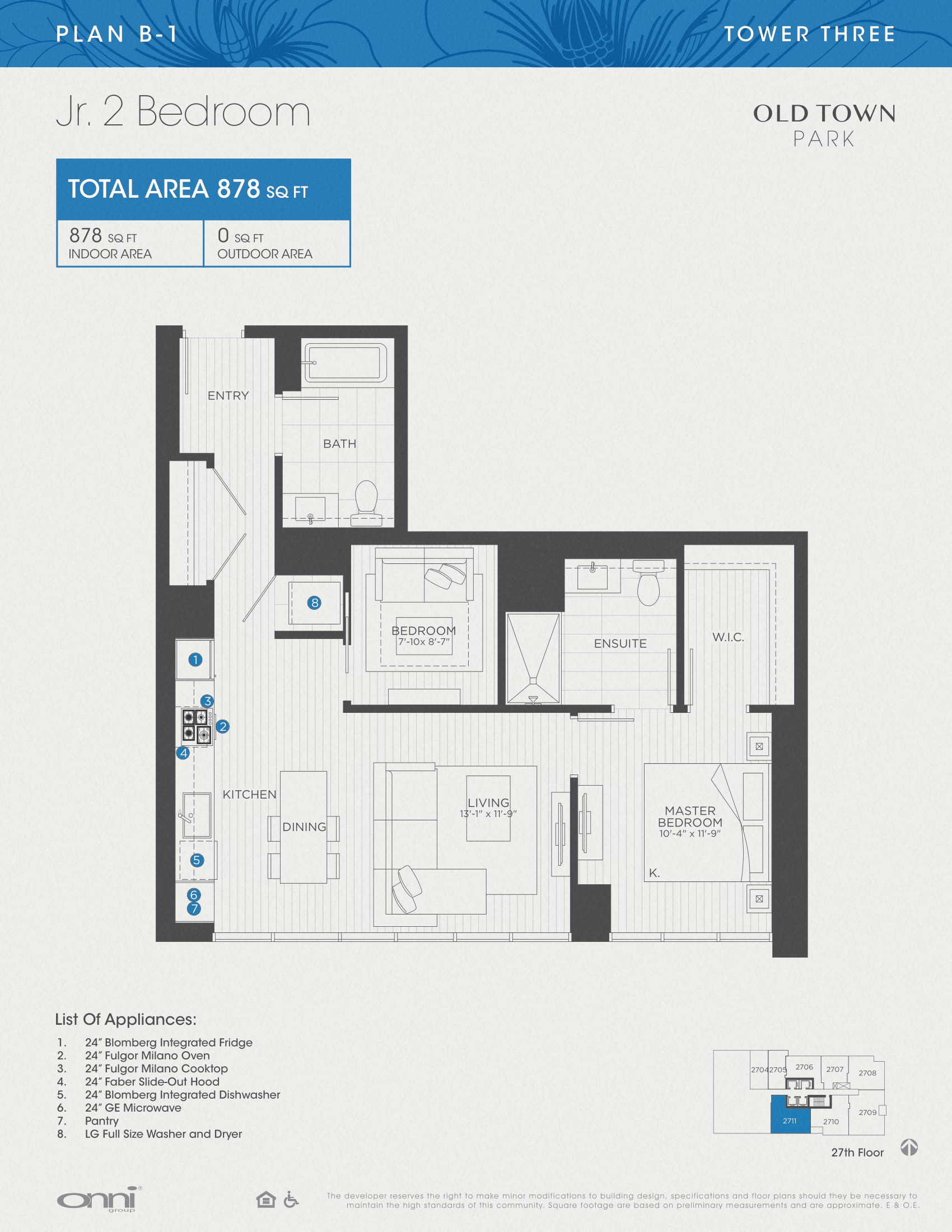 Plan B-1 - Tower THREE