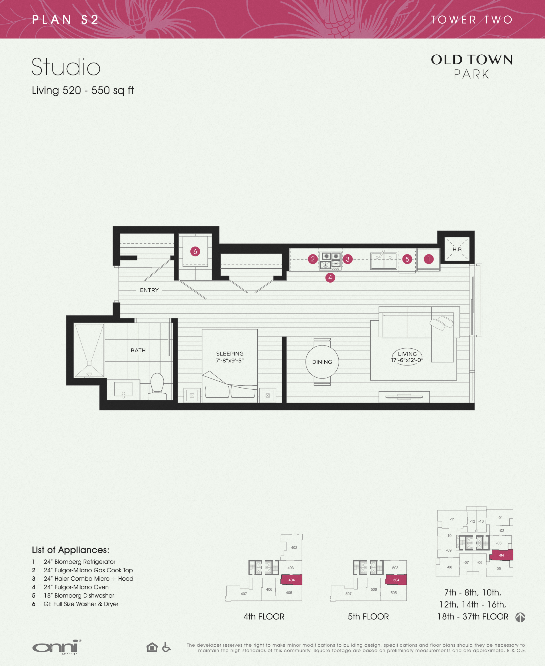 Plan S2 - Tower TWO