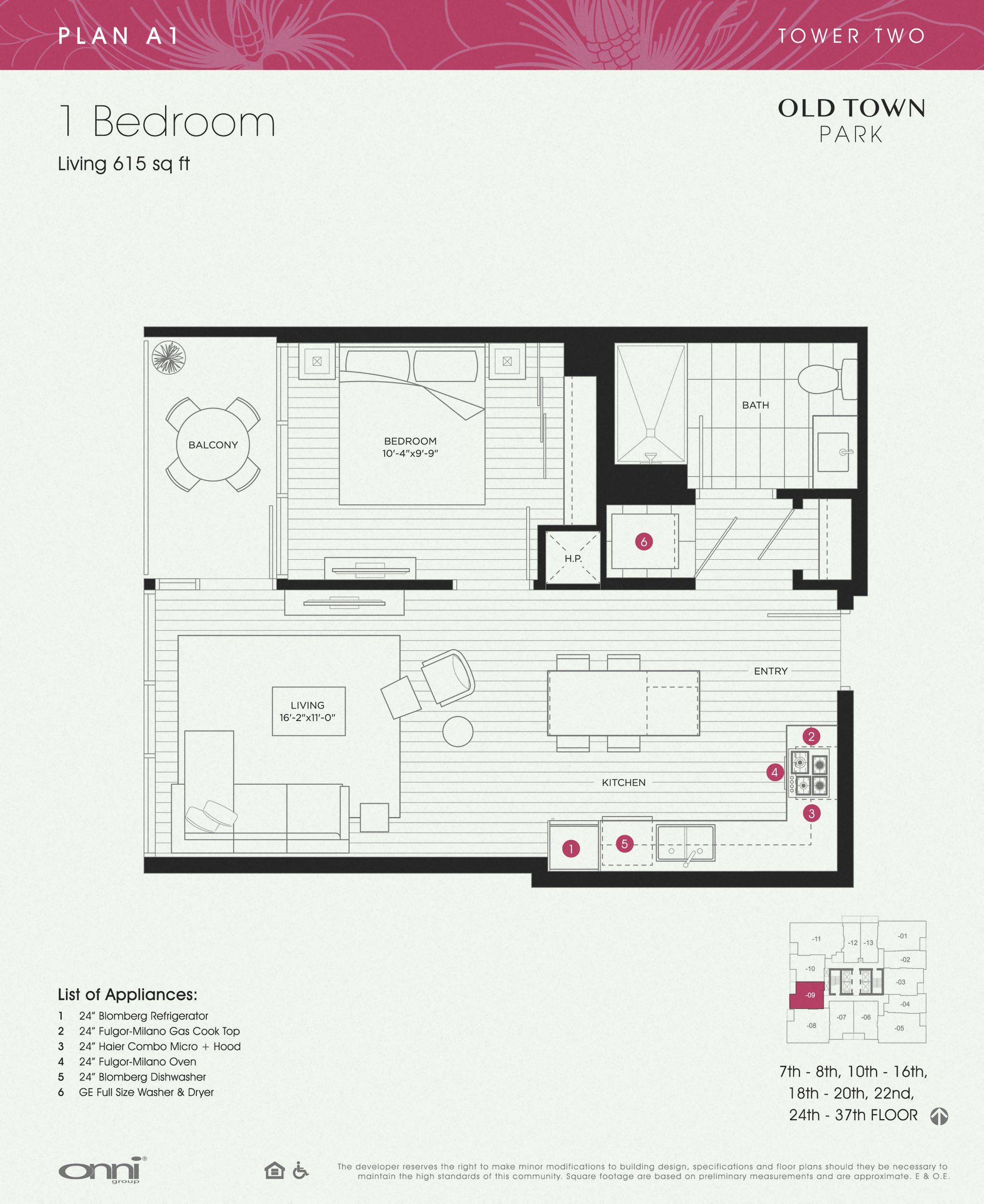 Plan A1 - Tower TWO