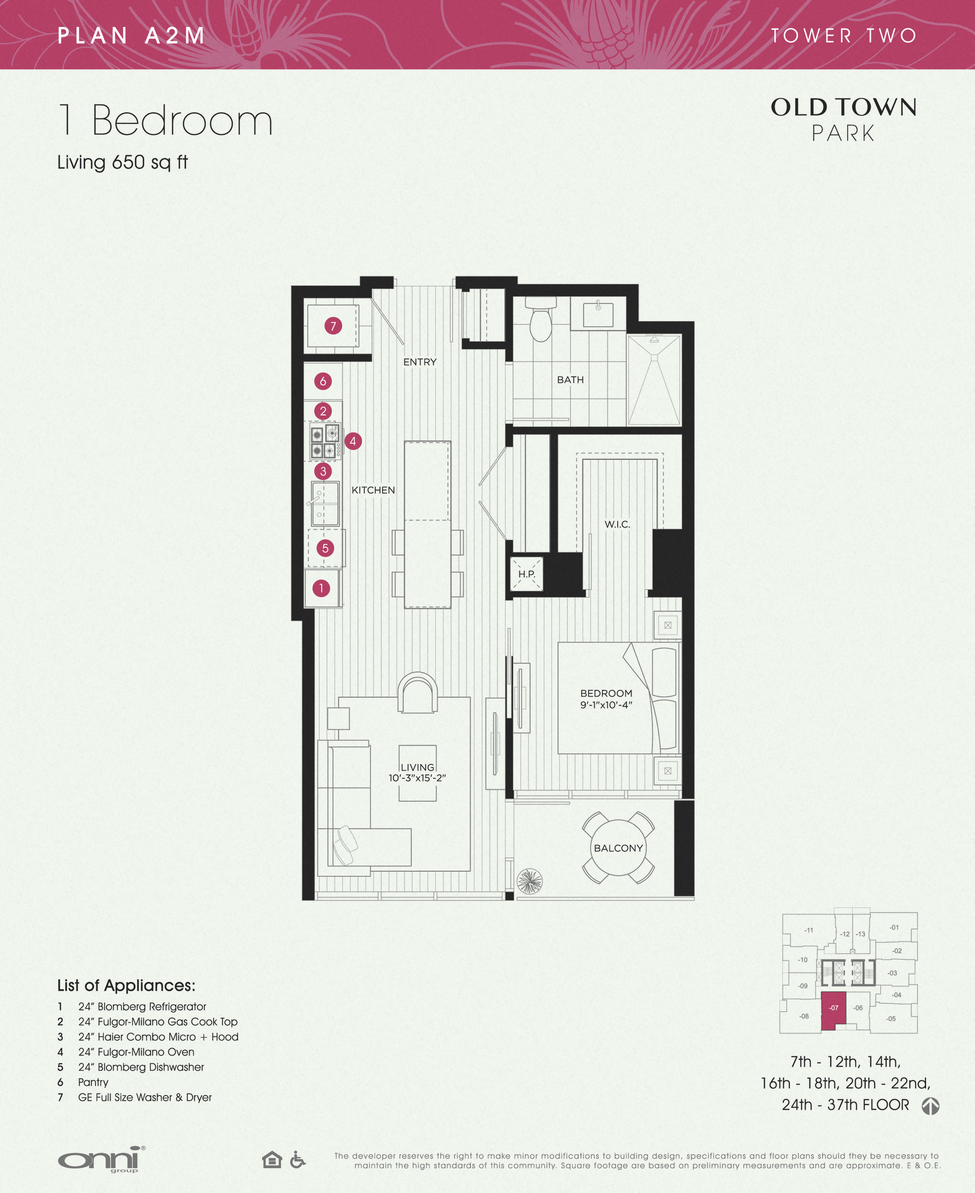 Plan A2M - Tower TWO