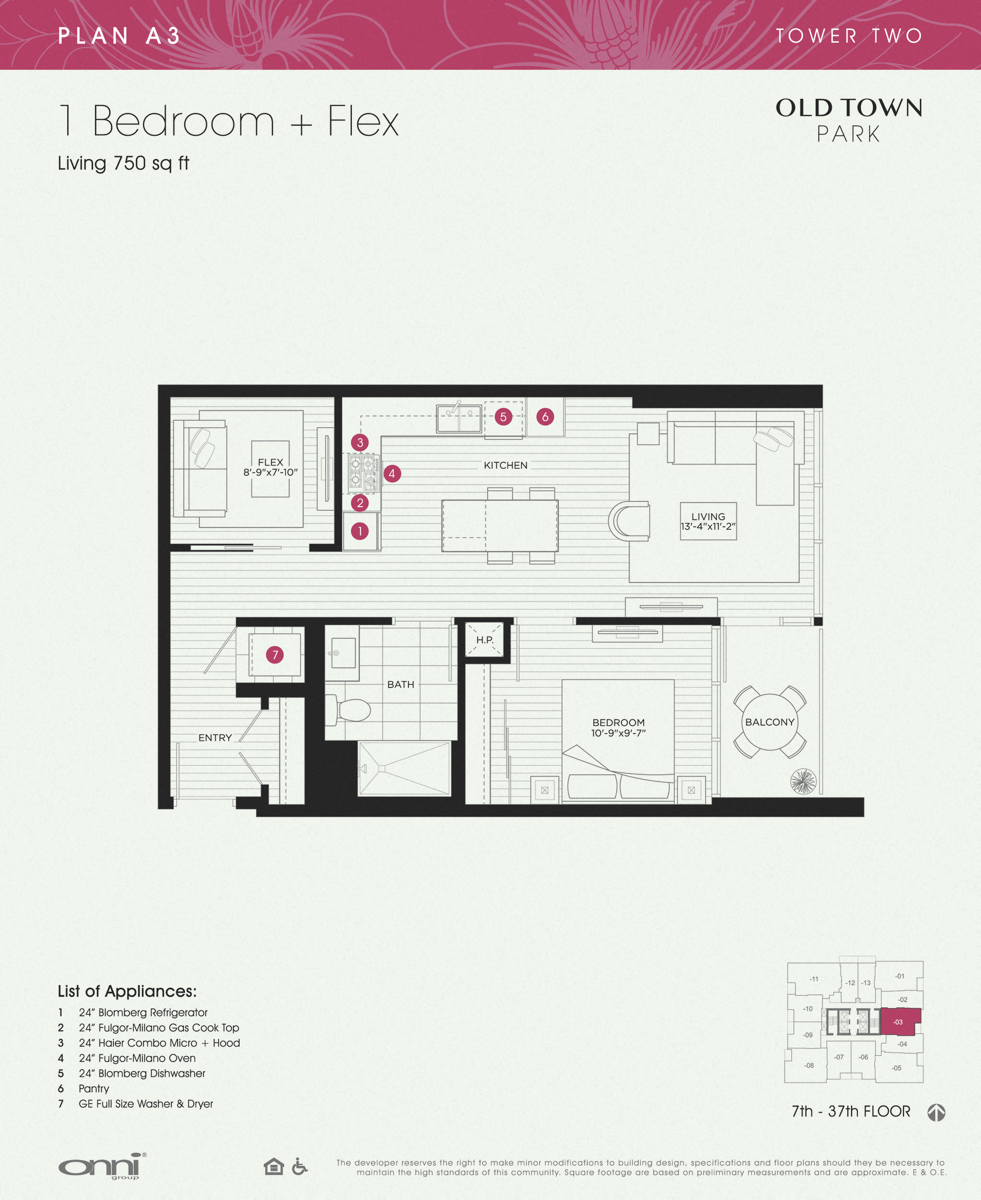 Plan A3 - Tower TWO