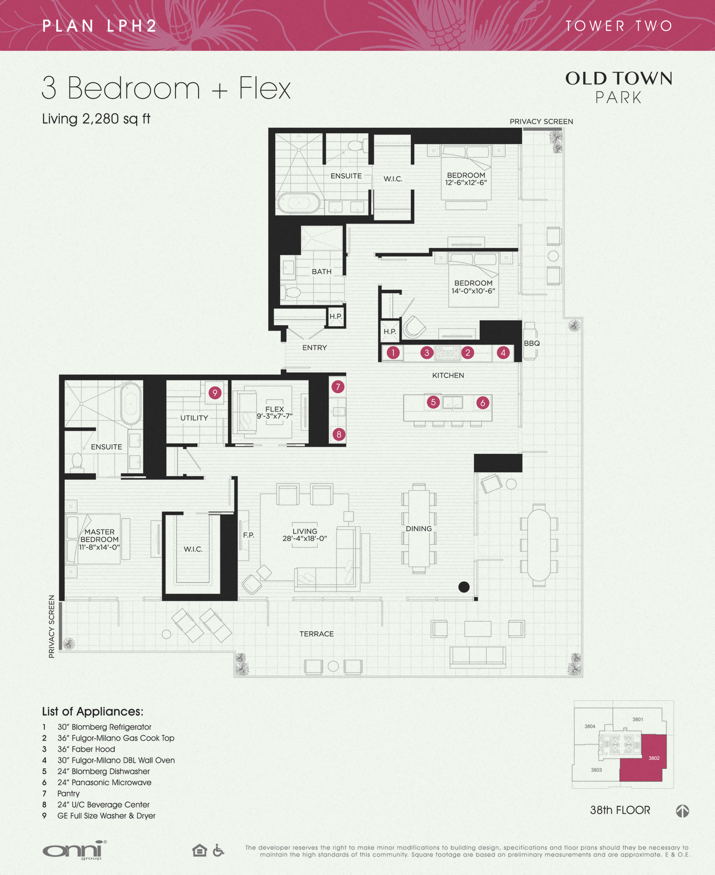 Plan LPH2 - Tower TWO