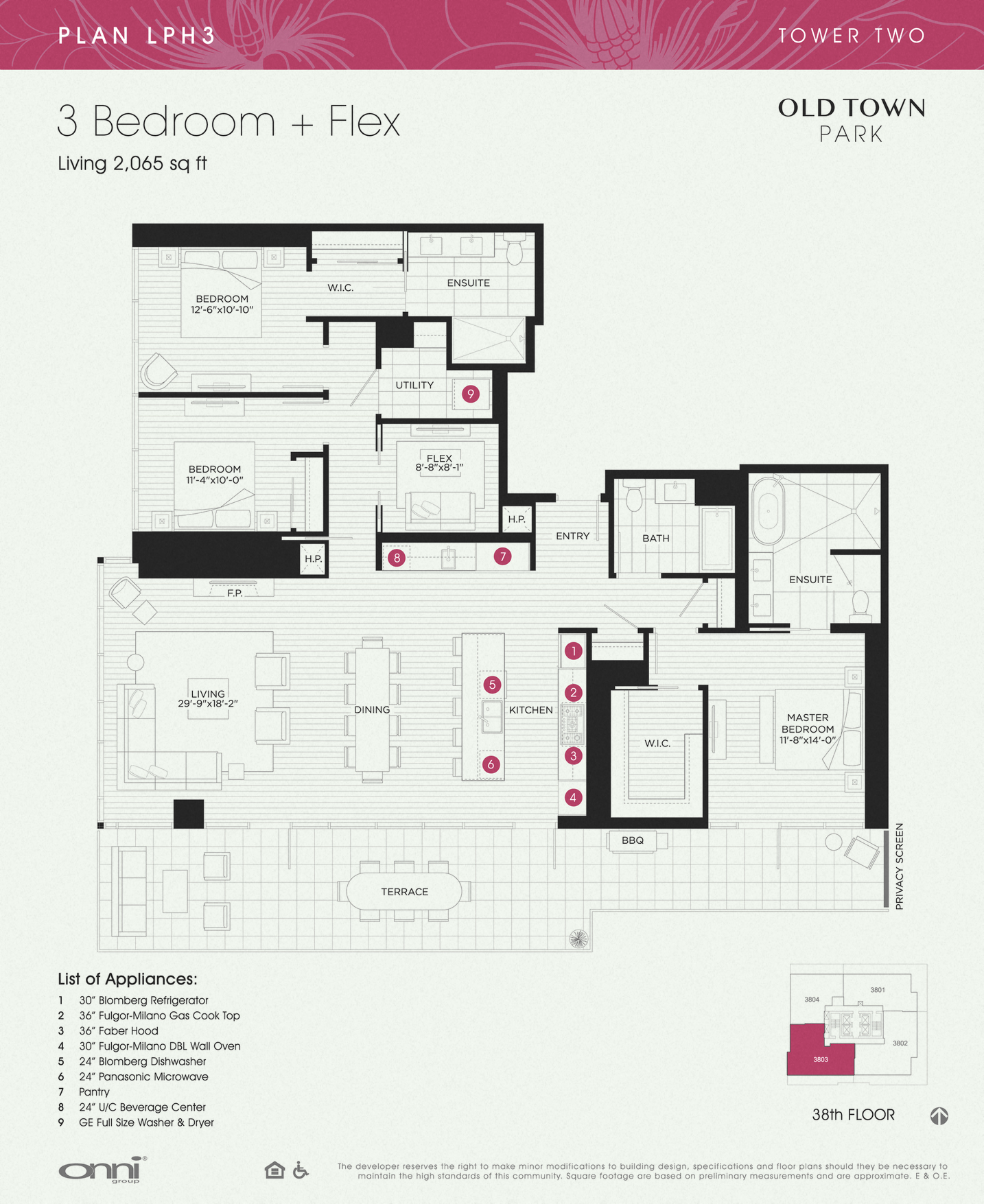 Plan LPH3 - Tower TWO