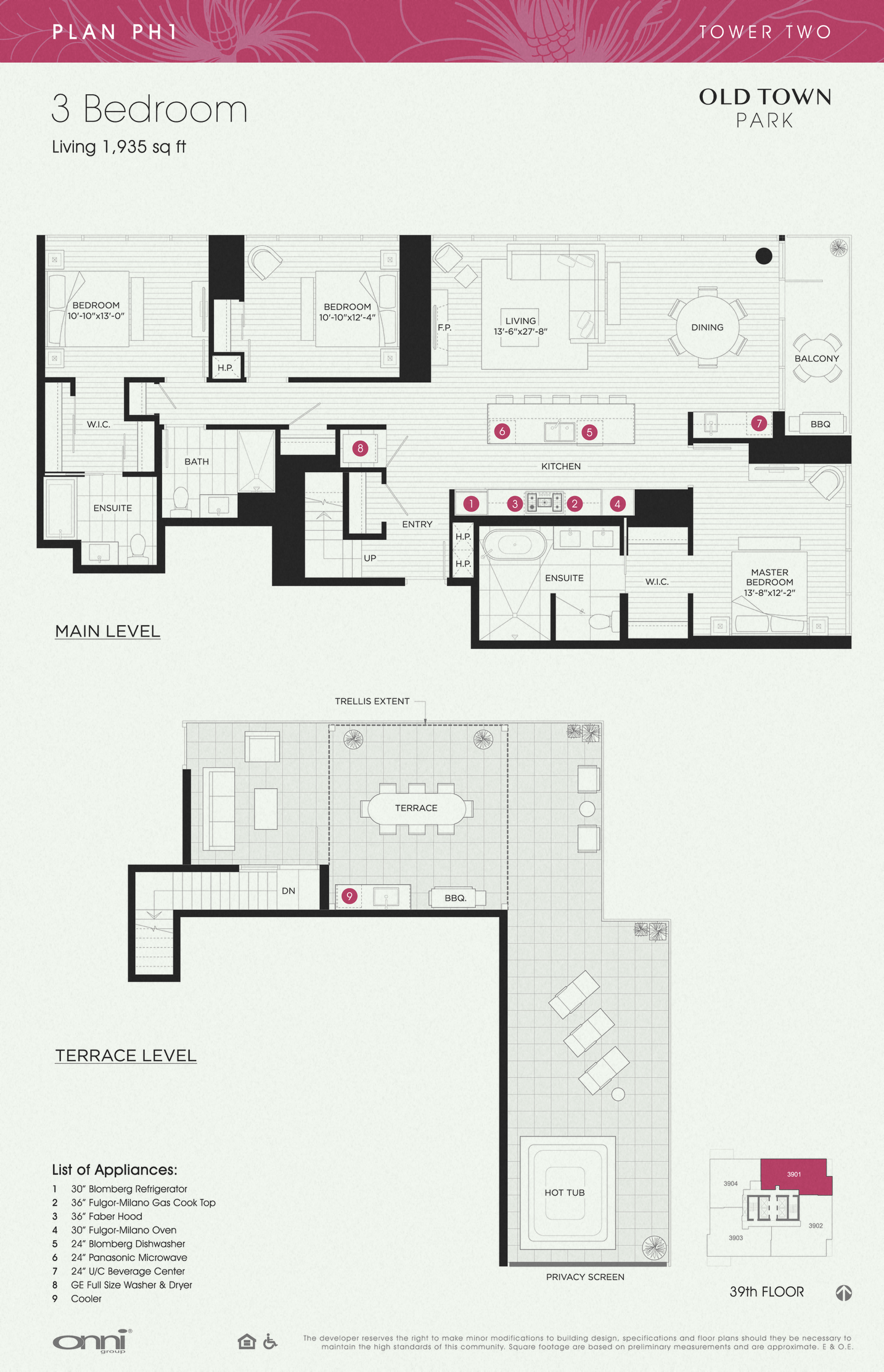 Plan PH1 - Tower TWO