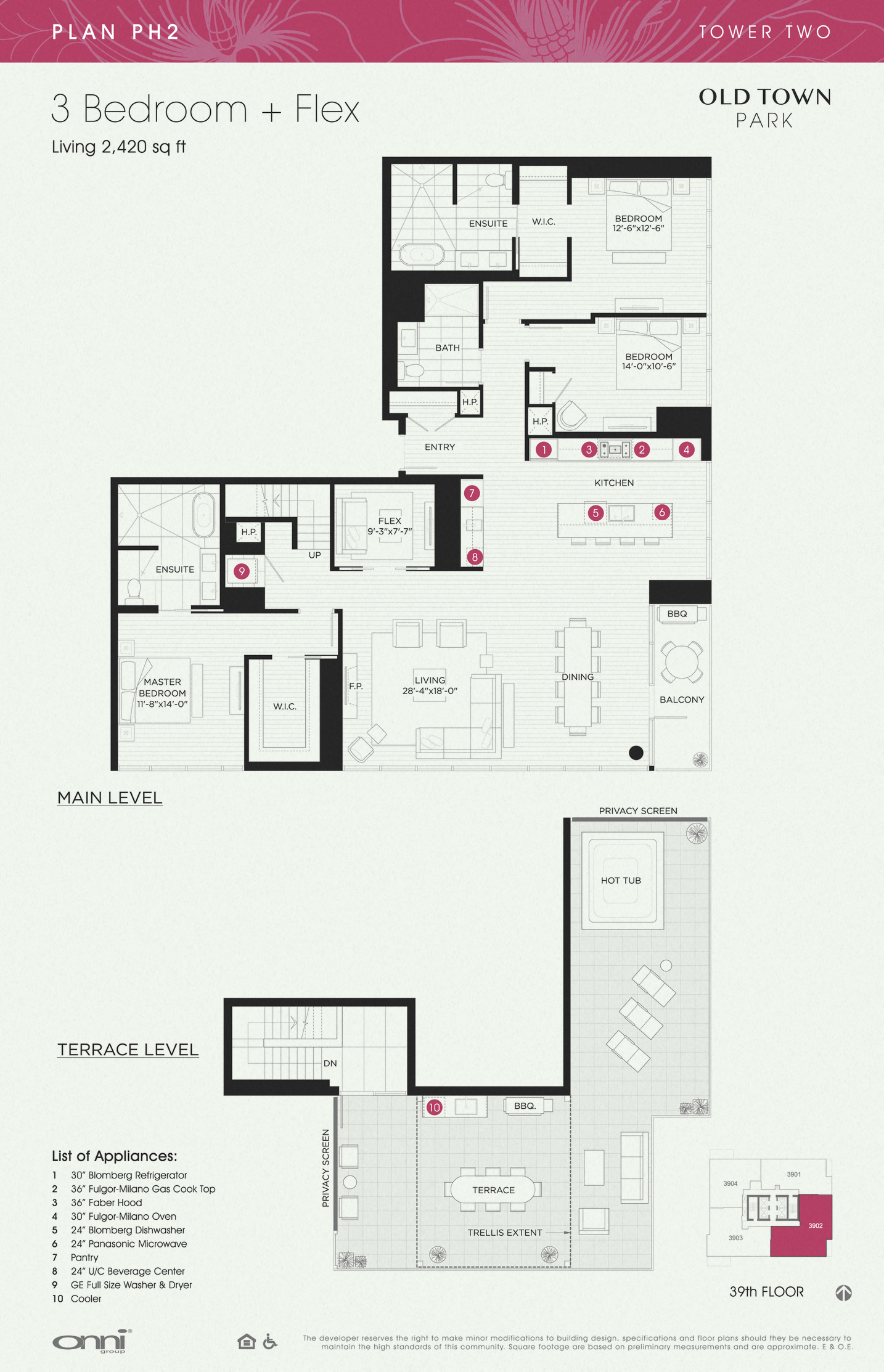 Plan PH2 - Tower TWO