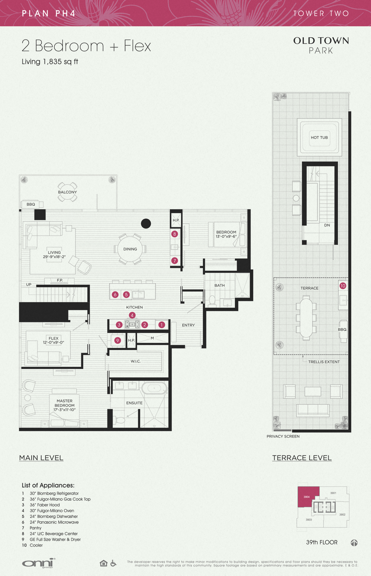 Plan PH4 - Tower TWO