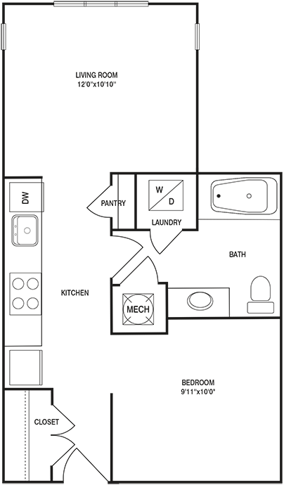 5443 Wade Park Blvd. Studio-3 Beds Apartment for Rent - Photo Gallery 42