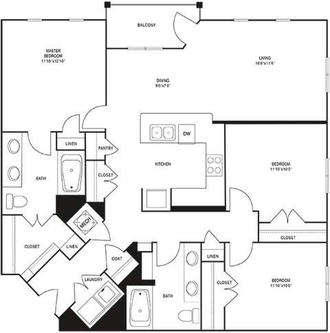 5443 Wade Park Blvd. Studio-3 Beds Apartment for Rent - Photo Gallery 47