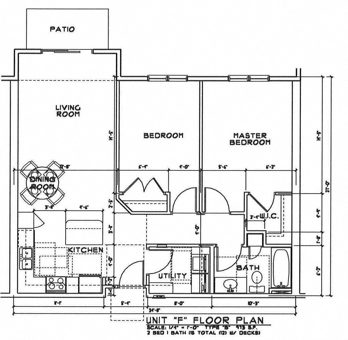 2 Bedroom 1 Bathroom