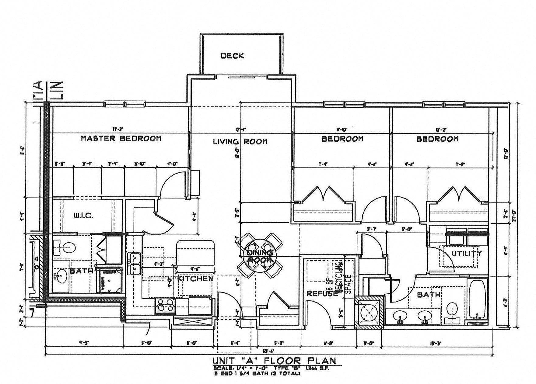 3 Bedroom 2 Bath + Fireplace