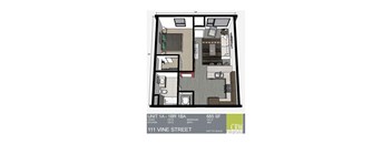 1 Bedroom 1 Bathroom