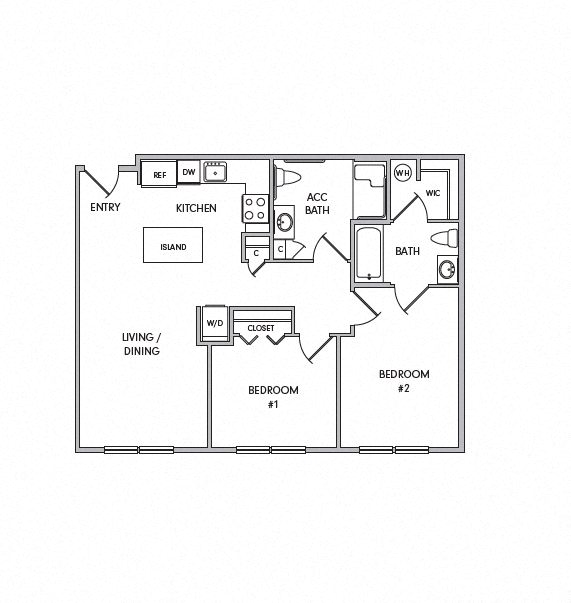 luxury rental studio one two bedroom apartments at city line west in jersey city Hudson county nj new jersey near nyc new York city