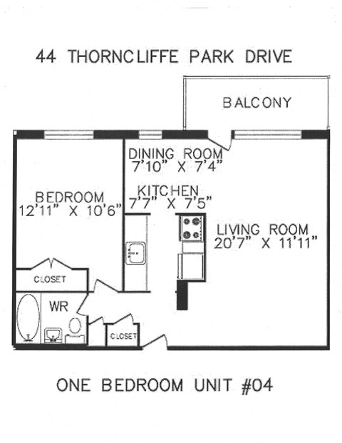 44 Thorncliffe Park Drive 1-2 Beds Apartment for Rent - Photo Gallery 14
