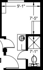 a diagram of a synagogue with a cross on the top of the building