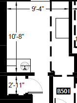 the line of the building is shown with the numbers on it