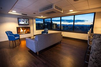 Stunning mountain views at Archer Tower in Denver, CO