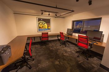 Community business center at Archer Tower in Denver, CO