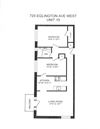 2 bedroom, 1 bathroom, with balcony
