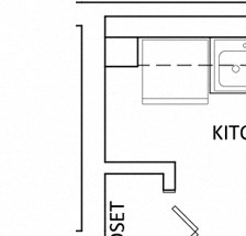 The Parkway Apartments - A2 - studio - 1 bath The Parkway Apartments - A2 - studio - 1 bath