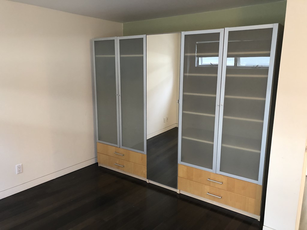 another view of the wardrobe in the living room