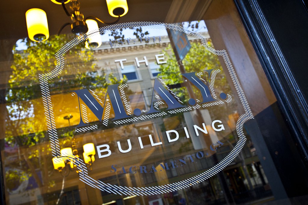 the window of the new building