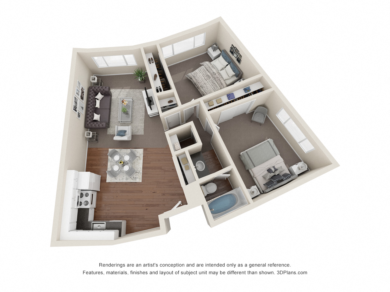 2 bedroom 924 square feet