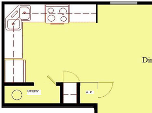 1 Bedroom Floorplan 1 Bedroom Floorplan