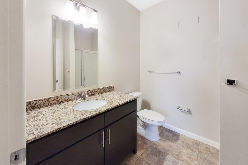 a bathroom with a sink and a toilet